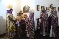 14-В Неделю вторую Великого поста епископ Амфилохий возглавил служение Божественной Литургии в кафедральном соборе