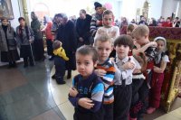 18-В Неделю вторую Великого поста епископ Амфилохий возглавил служение Божественной Литургии в кафедральном соборе