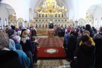24-В Неделю вторую Великого поста епископ Амфилохий возглавил служение Божественной Литургии в кафедральном соборе