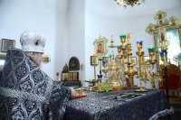 3-Епископ Амфилохий совершил последнюю в году Литургию Преждеосвященных Даров