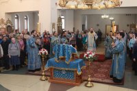 31-В день праздника Введения во храм Пресвятой Богородицы епископ Амфилохий совершил Божественную Литургию в кафедральном соборе