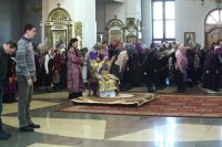 11-В день воспоминания Тайной Вечери епископ Амфилохий совершил Божественную Литургию в Андреевском кафедральном соборе
