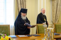 2-Управляющий Усть-Каменогорской и Семипалатинской епархией принял участие в заседании Синода Митрополичьего округа Русской Православной Церкви в Республике Казахстан