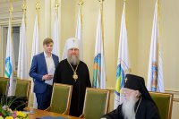 4-Управляющий Усть-Каменогорской и Семипалатинской епархией принял участие в заседании Синода Митрополичьего округа Русской Православной Церкви в Республике Казахстан