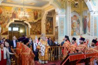 4-Пасхальной Литургией в Никольском соборе Алма-Аты состоялось открытие Года священномученика Пимена, епископа Верненского, в Казахстане
