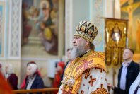 6-Пасхальной Литургией в Никольском соборе Алма-Аты состоялось открытие Года священномученика Пимена, епископа Верненского, в Казахстане