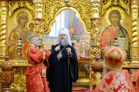 13-Пасхальной Литургией в Никольском соборе Алма-Аты состоялось открытие Года священномученика Пимена, епископа Верненского, в Казахстане