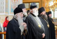 14-Пасхальной Литургией в Никольском соборе Алма-Аты состоялось открытие Года священномученика Пимена, епископа Верненского, в Казахстане