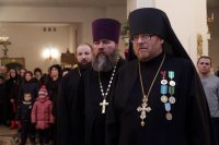 12-Великая вечерня в день Рождества Христова в Андреевском кафедральном соборе