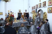 13-Соборное служение Божественной Литургии Преждеосвященных Даров в главном храме Восточного Казахстана