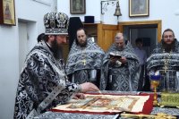 14-Соборное служение Божественной Литургии Преждеосвященных Даров в главном храме Восточного Казахстана