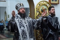 15-Соборное служение Божественной Литургии Преждеосвященных Даров в главном храме Восточного Казахстана