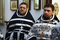 21-Соборное служение Божественной Литургии Преждеосвященных Даров в главном храме Восточного Казахстана