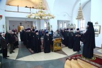 29-Соборное служение Божественной Литургии Преждеосвященных Даров в главном храме Восточного Казахстана