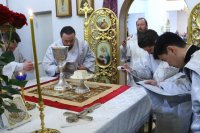 21-Великая Суббота и праздник Благовещения Пресвятой Богородицы в Усть-Каменогорске