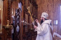 15-Служение епископа Амфилохия в день Собора Пресвятой Богородицы