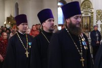 22-Соборное служение великой Пасхальной вечерни в главном храме Восточного Казахстана