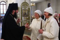 34-Соборное служение великой Пасхальной вечерни в главном храме Восточного Казахстана