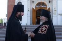 2-В Неделю 6-ю по Пятидесятнице епископ Амфилохий совершил Божественную Литургию в Свято-Андреевском кафедральном соборе города Усть-Каменогорска