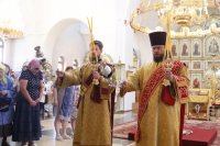 4-В Неделю 6-ю по Пятидесятнице епископ Амфилохий совершил Божественную Литургию в Свято-Андреевском кафедральном соборе города Усть-Каменогорска