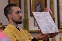 8-В Неделю 6-ю по Пятидесятнице епископ Амфилохий совершил Божественную Литургию в Свято-Андреевском кафедральном соборе города Усть-Каменогорска