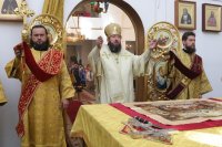 18-В Неделю 6-ю по Пятидесятнице епископ Амфилохий совершил Божественную Литургию в Свято-Андреевском кафедральном соборе города Усть-Каменогорска