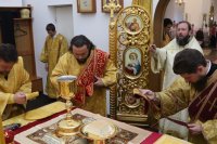 23-В Неделю 6-ю по Пятидесятнице епископ Амфилохий совершил Божественную Литургию в Свято-Андреевском кафедральном соборе города Усть-Каменогорска
