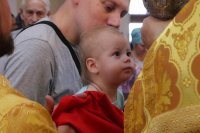 25-В Неделю 6-ю по Пятидесятнице епископ Амфилохий совершил Божественную Литургию в Свято-Андреевском кафедральном соборе города Усть-Каменогорска