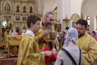 26-В Неделю 6-ю по Пятидесятнице епископ Амфилохий совершил Божественную Литургию в Свято-Андреевском кафедральном соборе города Усть-Каменогорска