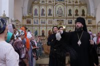 35-В Неделю 6-ю по Пятидесятнице епископ Амфилохий совершил Божественную Литургию в Свято-Андреевском кафедральном соборе города Усть-Каменогорска