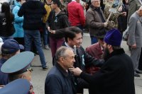 4-Епископ Амфилохий принял участие в праздновании Дня Великой Победы в Усть-Каменогорске