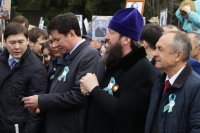 10-Епископ Амфилохий принял участие в праздновании Дня Великой Победы в Усть-Каменогорске