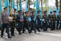 20-Епископ Амфилохий принял участие в праздновании Дня Великой Победы в Усть-Каменогорске