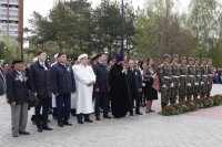 27-Епископ Амфилохий принял участие в праздновании Дня Великой Победы в Усть-Каменогорске