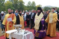 6-Епископ Амфилохий освятил место для строительства нового храма в городе Зыряновске