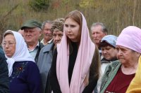 17-Епископ Амфилохий освятил место для строительства нового храма в городе Зыряновске
