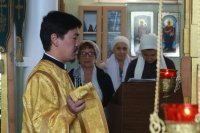 8-Архипастырский визит в город Зыряновск. Божественная Литургия в Свято-Даниловском храме