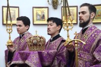 7-Служение епископа Амфилохия в канун Крестопоклонной недели Великого поста