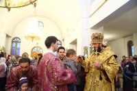 10-Служение епископа Амфилохия в канун Крестопоклонной недели Великого поста