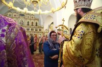 11-Служение епископа Амфилохия в канун Крестопоклонной недели Великого поста