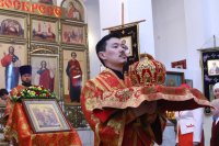 8-Светлый вторник. Божественная Литургия в Зиновьевском храме Усть-Каменогорска