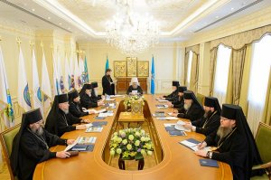 Управляющий Усть-Каменогорской епархией принял участие в первом в 2018 году заседании Синода Митрополичьего округа Русской Православной Церкви в Республике Казахстан