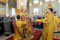 3-Епископ Амфилохий принял участие в празднованиях в честь мученицы Агафии Панормской - небесной  заступницы от стихийных бедствий - в Алма-Ате