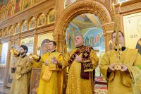 6-Епископ Амфилохий принял участие в празднованиях в честь мученицы Агафии Панормской - небесной  заступницы от стихийных бедствий - в Алма-Ате