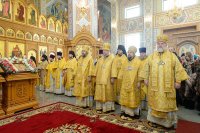 10-Епископ Амфилохий принял участие в празднованиях в честь мученицы Агафии Панормской - небесной  заступницы от стихийных бедствий - в Алма-Ате