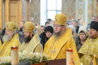 14-Епископ Амфилохий принял участие в празднованиях в честь мученицы Агафии Панормской - небесной  заступницы от стихийных бедствий - в Алма-Ате