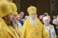 16-Епископ Амфилохий принял участие в празднованиях в честь мученицы Агафии Панормской - небесной  заступницы от стихийных бедствий - в Алма-Ате