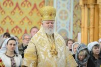 17-Епископ Амфилохий принял участие в празднованиях в честь мученицы Агафии Панормской - небесной  заступницы от стихийных бедствий - в Алма-Ате