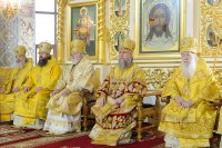 22-Епископ Амфилохий принял участие в празднованиях в честь мученицы Агафии Панормской - небесной  заступницы от стихийных бедствий - в Алма-Ате