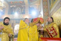 23-Епископ Амфилохий принял участие в празднованиях в честь мученицы Агафии Панормской - небесной  заступницы от стихийных бедствий - в Алма-Ате